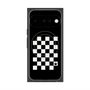 プレミアムスクエアケース with Pixelsnap［ Racing checkered flag - レーシングチェッカーフラッグ ］