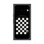 プレミアムスクエアケース with Pixelsnap［ Racing checkered flag - レーシングチェッカーフラッグ ］