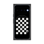 プレミアムスクエアケース with Pixelsnap［ Racing checkered flag - レーシングチェッカーフラッグ ］