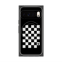 プレミアムスクエアケース with Pixelsnap［ Racing checkered flag - レーシングチェッカーフラッグ ］