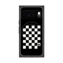 プレミアムスクエアケース with Pixelsnap［ Racing checkered flag - レーシングチェッカーフラッグ ］
