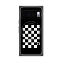プレミアムスクエアケース with Pixelsnap［ Racing checkered flag - レーシングチェッカーフラッグ ］