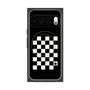 プレミアムスクエアケース with Pixelsnap［ Racing checkered flag - レーシングチェッカーフラッグ ］