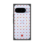 プレミアムスクエアケース with Pixelsnap［ CASEPLAY Crown dots Red - ケースプレイ・クラウン・ドッツ レッド ］