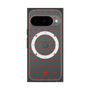 プレミアムスクエアケース with Pixelsnap［ CASEPLAY Crown dots Red - ケースプレイ・クラウン・ドッツ レッド ］