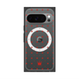 プレミアムスクエアケース with Pixelsnap［ CASEPLAY Crown dots Red - ケースプレイ・クラウン・ドッツ レッド ］