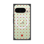 プレミアムスクエアケース with Pixelsnap［ CASEPLAY Crown dots Red - ケースプレイ・クラウン・ドッツ レッド ］
