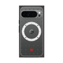 プレミアムスクエアケース with Pixelsnap［ CASEPLAY Crown dots Red - ケースプレイ・クラウン・ドッツ レッド ］