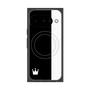 プレミアムスクエアケース with Pixelsnap［ CASEPLAY Bi-Colors Black & White - ケースプレイ・バイカラー ブラック＆ホワイト ］