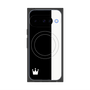 プレミアムスクエアケース with Pixelsnap［ CASEPLAY Bi-Colors Black & White - ケースプレイ・バイカラー ブラック＆ホワイト ］