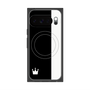 プレミアムスクエアケース with Pixelsnap［ CASEPLAY Bi-Colors Black & White - ケースプレイ・バイカラー ブラック＆ホワイト ］