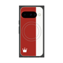 プレミアムスクエアケース with Pixelsnap［ CASEPLAY Bi-Colors Red & White - ケースプレイ・バイカラー レッド＆ホワイト ］
