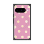 プレミアムスクエアケース with Pixelsnap［ 水彩ドット・レトロカラー - Pink ］