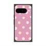プレミアムスクエアケース with Pixelsnap［ 水彩ドット・レトロカラー - Pink ］