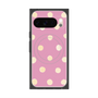 プレミアムスクエアケース with Pixelsnap［ 水彩ドット・レトロカラー - Pink ］