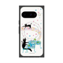 プレミアムスクエアケース with Pixelsnap［ おかべてつろう - 黒猫クロのとおりみち ］