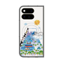 プレミアムスクエアケース with Pixelsnap［ おかべてつろう - 上を目指していきましょう ］