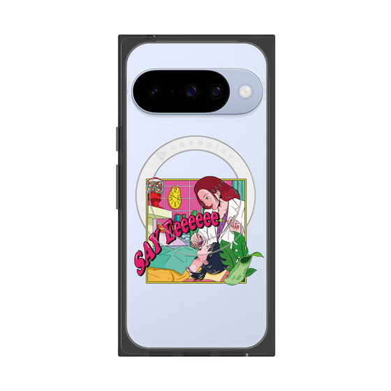 プレミアムスクエアケース with Pixelsnap［ SAY Eeeeeee ］