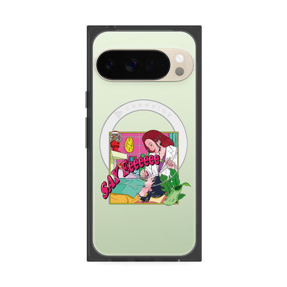 プレミアムスクエアケース with Pixelsnap［ SAY Eeeeeee ］