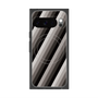 プレミアムスクエアケース with Pixelsnap［ Middle Stripe - Black ］