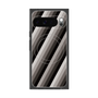 プレミアムスクエアケース with Pixelsnap［ Middle Stripe - Black ］