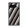 プレミアムスクエアケース with Pixelsnap［ Middle Stripe - Black ］