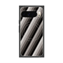 プレミアムスクエアケース with Pixelsnap［ Middle Stripe - Black ］