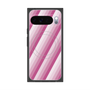 プレミアムスクエアケース with Pixelsnap［ Middle Stripe - Pink ］