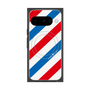 プレミアムスクエアケース with Pixelsnap［ Big Stripe - Red × Blue ］