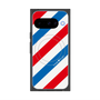 プレミアムスクエアケース with Pixelsnap［ Big Stripe - Red × Blue ］