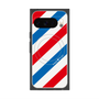 プレミアムスクエアケース with Pixelsnap［ Big Stripe - Red × Blue ］