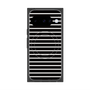 プレミアムスクエアケース with Pixelsnap［ Middle Border - Black ］