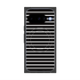 プレミアムスクエアケース with Pixelsnap［ Middle Border - Black ］