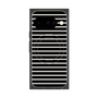 プレミアムスクエアケース with Pixelsnap［ Middle Border - Black ］