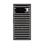 プレミアムスクエアケース with Pixelsnap［ Middle Border - Black ］