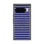 プレミアムスクエアケース with Pixelsnap［ Middle Border - Blue ］