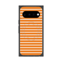 プレミアムスクエアケース with Pixelsnap［ Middle Border - Orange ］