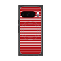 プレミアムスクエアケース with Pixelsnap［ Middle Border - Red ］