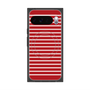 プレミアムスクエアケース with Pixelsnap［ Middle Border - Red ］