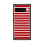 プレミアムスクエアケース with Pixelsnap［ Middle Border - Red ］