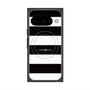 プレミアムスクエアケース with Pixelsnap［ Big Border - Black ］