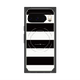 プレミアムスクエアケース with Pixelsnap［ Big Border - Black ］