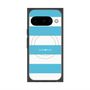 プレミアムスクエアケース with Pixelsnap［ Big Border - Blue ］