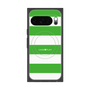 プレミアムスクエアケース with Pixelsnap［ Big Border - Green ］