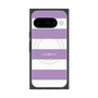 プレミアムスクエアケース with Pixelsnap［ Big Border - Purple ］