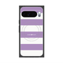 プレミアムスクエアケース with Pixelsnap［ Big Border - Purple ］