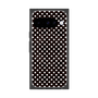 プレミアムスクエアケース with Pixelsnap［ Small Dot - Black ］