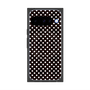 プレミアムスクエアケース with Pixelsnap［ Small Dot - Black ］