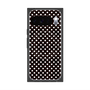 プレミアムスクエアケース with Pixelsnap［ Small Dot - Black ］