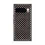 プレミアムスクエアケース with Pixelsnap［ Small Dot - Black ］
